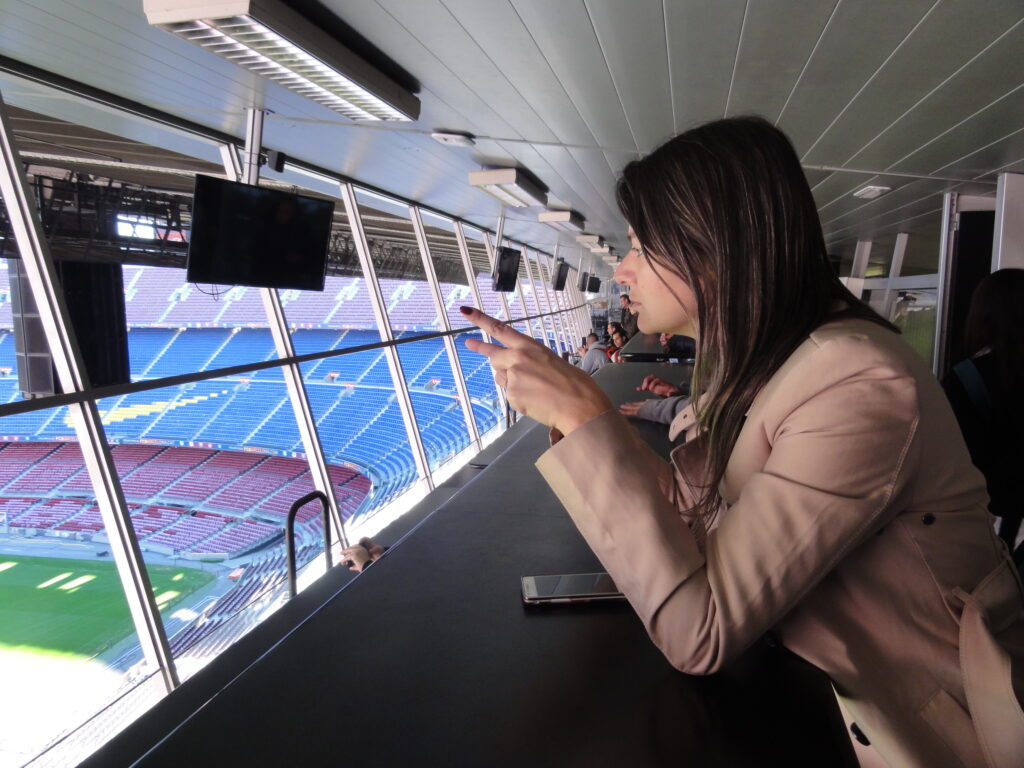 Vendo o Camp Nou sob uma perspectiva diferente