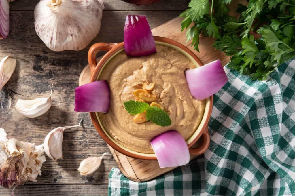 Gofio Escaldado Tapas espanholas - Azul Flojito