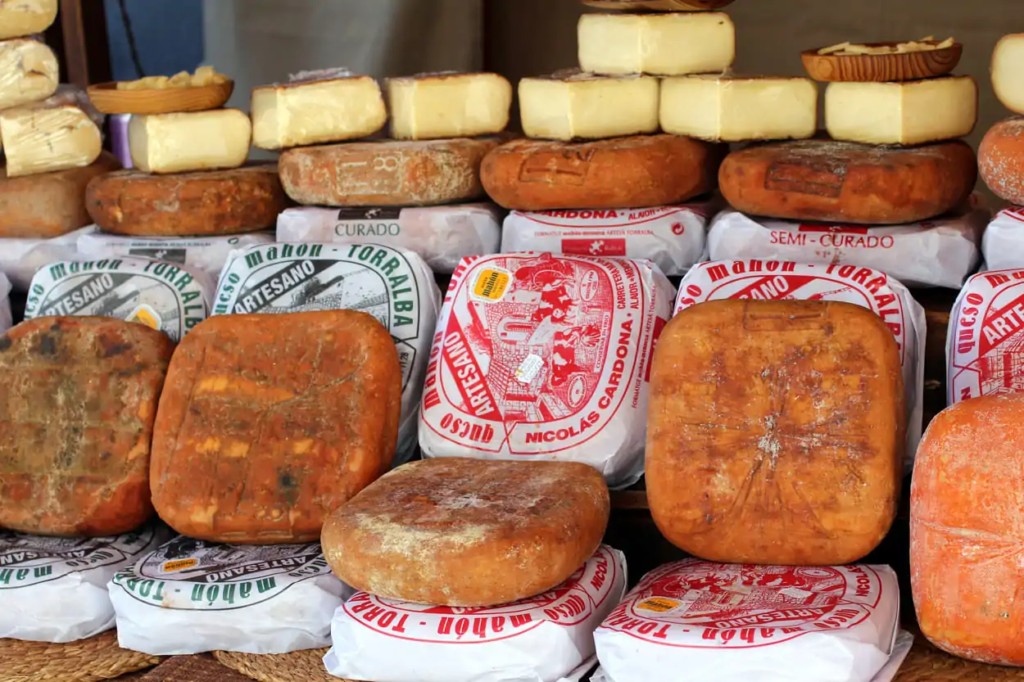 Queijos da Espanha Mahón - Menorca en vacaciones