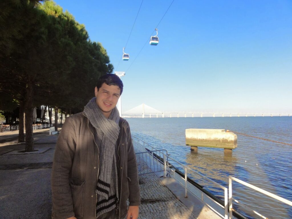 A vista incrível que se tem daqui do Teleférico de Lisboa no Parque das Nações - Magu Mathias