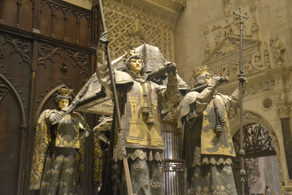 Túmulo de Cristóvão Colombo na Catedral de Sevilha - Patrimonio de Sevilla