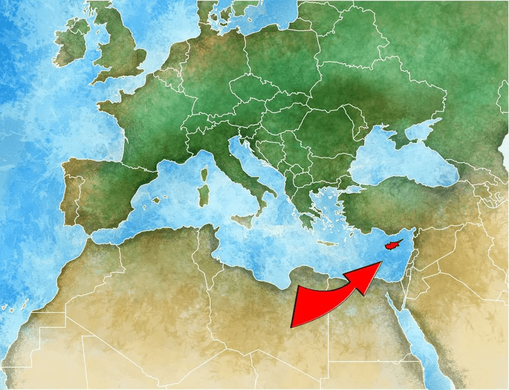 Onde fica o Chipre - Step into Jordan