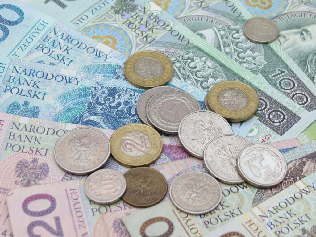 Moeda da Polônia - Travels in Poland