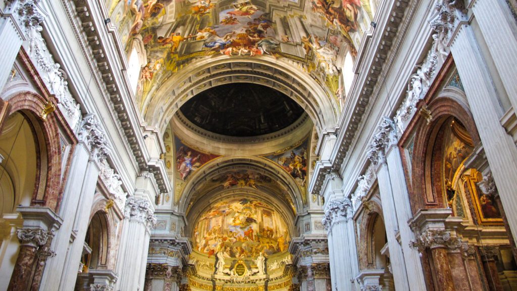 O incrível domo "falso" da Igreja de Santo Inácio de Loyola - Turismo Roma
