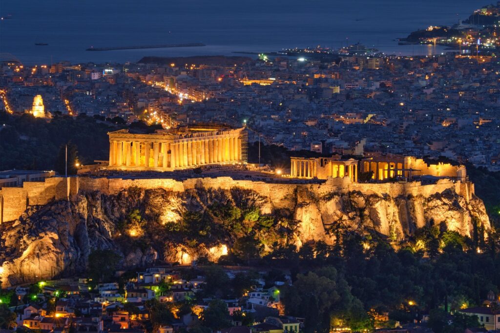 Parthenon Atenas - Dinner in the Sky Athens