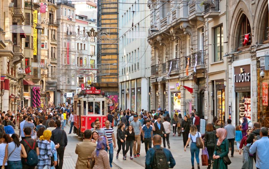Rua Istiklal Taksim Istambul - Istanbulpoints.com