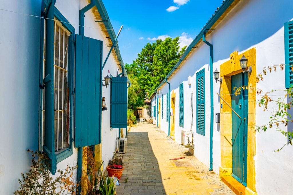 As casas tradicionais de Samanbahçe Evleri em Nicósia do Norte - Gezimingo