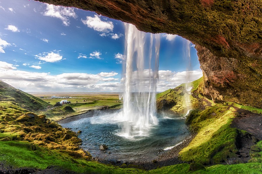 Cachoeira Seljalandsfoss Islandia - kimkim