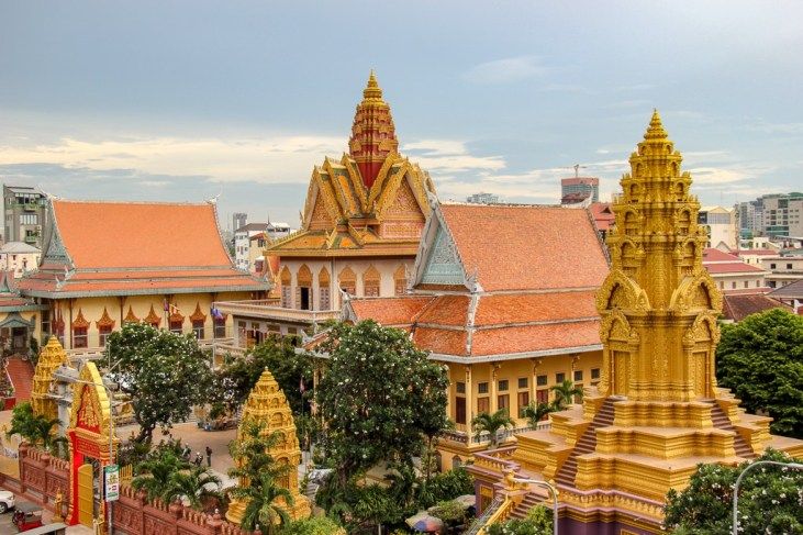 Monastério Wat Ounalom Phnom Penh - Pinterest