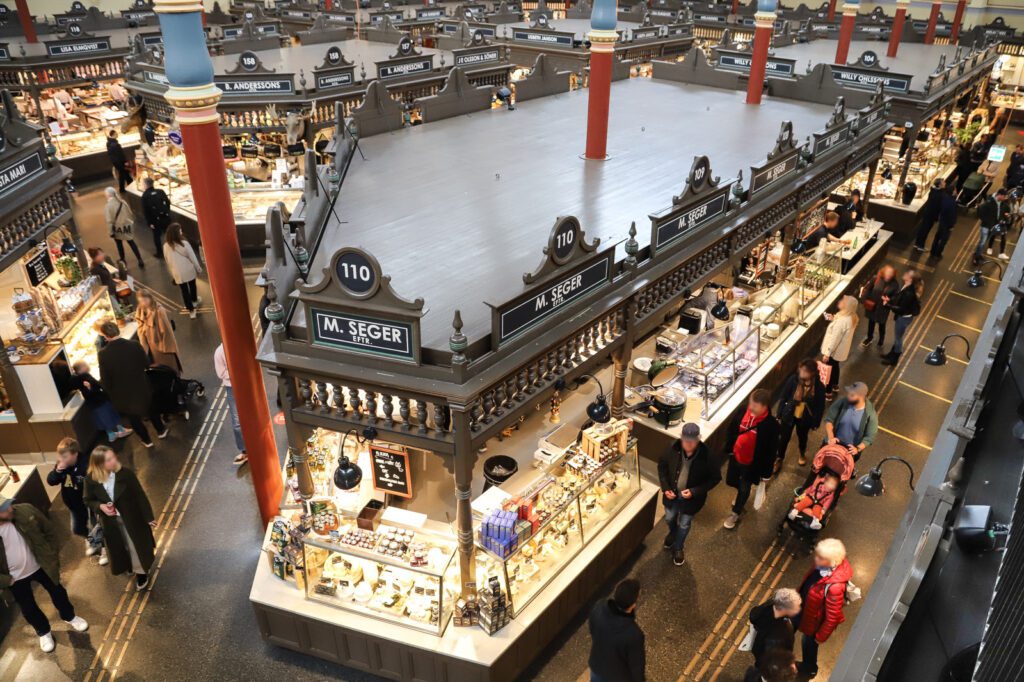 Mercado Östermalms Saluhall Estocolmo - Guide de Stockholm