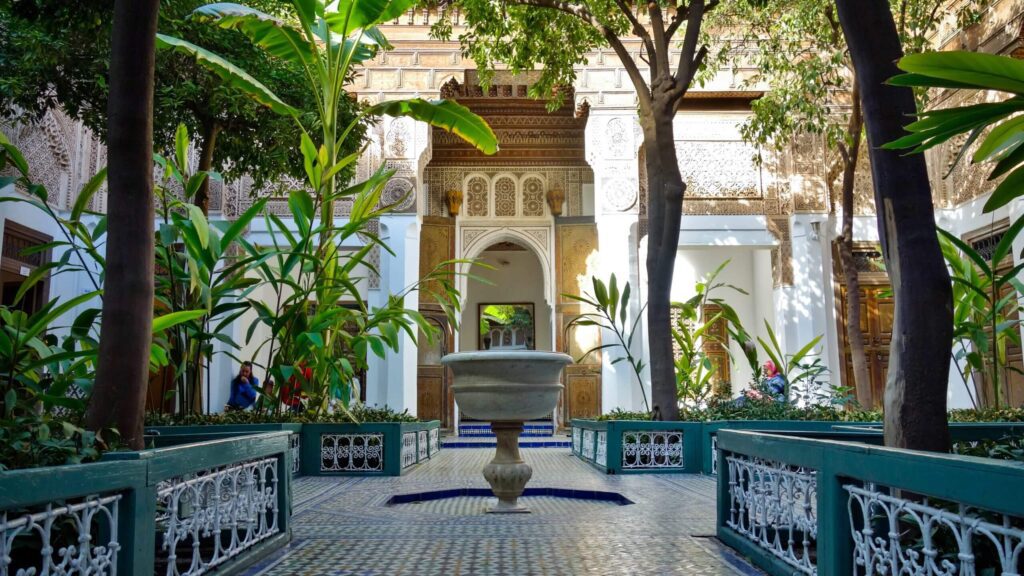 O luxo do Palácio Bahia em Marrakech - bahia-palace.com