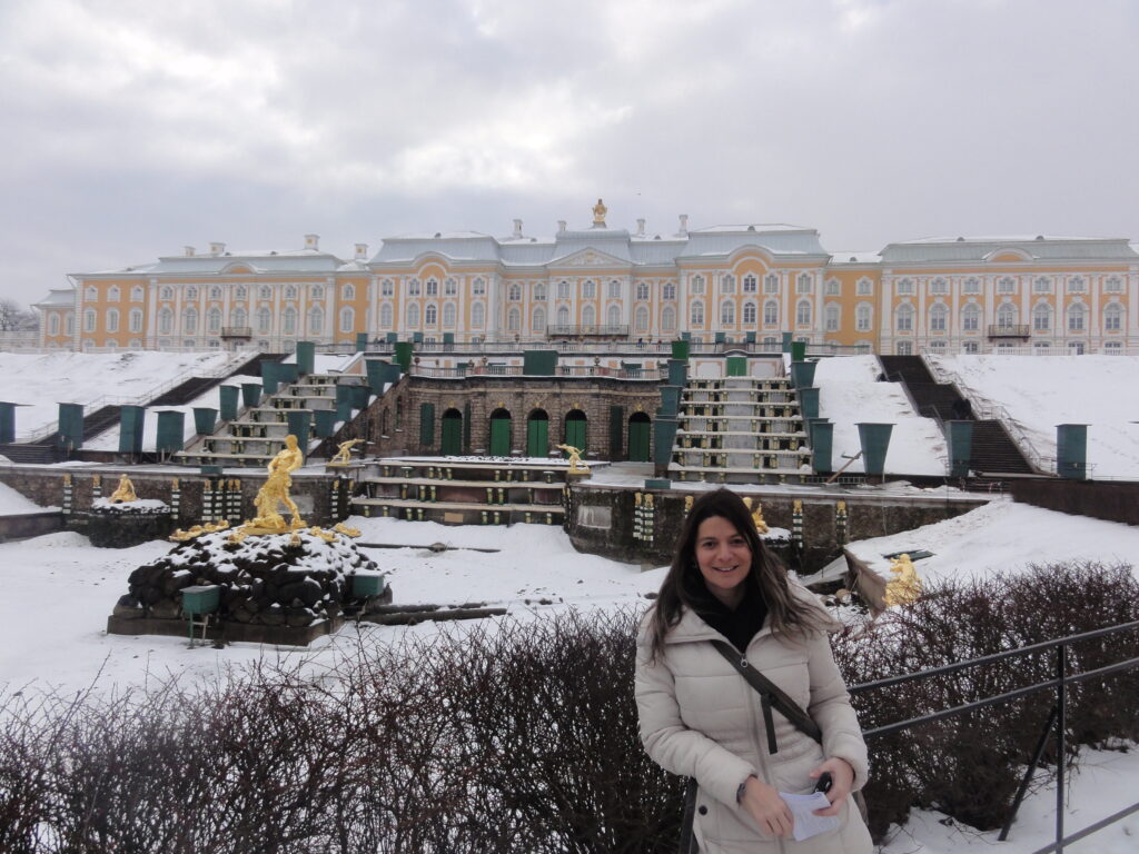 Palácio Peterhof no inverno - Magu Mathias
