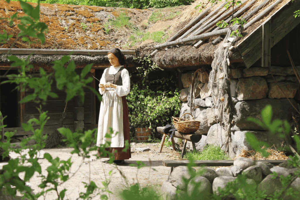 Personagens no Skansen - Skansen