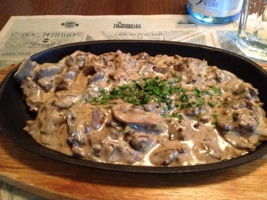 Receita original do strogonoff em São Petersburgo - Tripadvisor