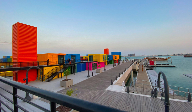 Box Park no Old Doha Port: explosão de cores! - Qatar Day