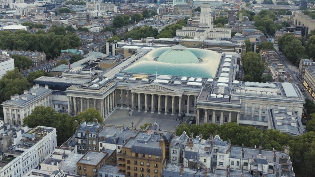 British Museum Londres visto por cima - British Museum