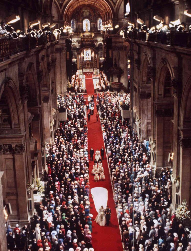 Casamento da Princesa Diana e do Principe Charles em St Pauls Cathedral - People
