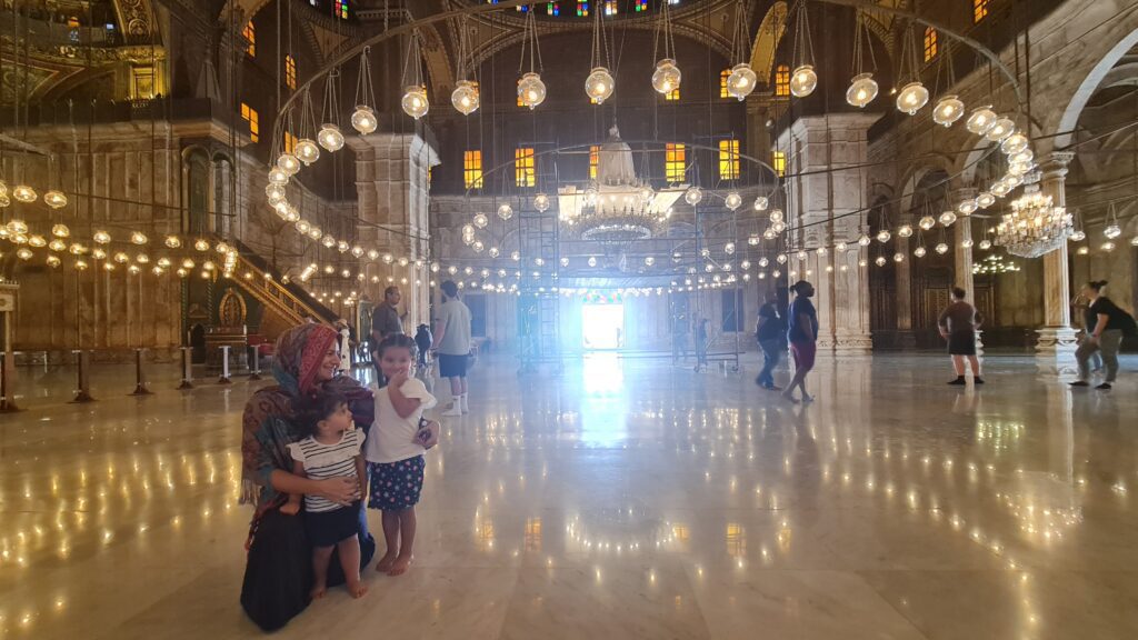 Dentro da Mesquita de Muhammad Ali na Cidadela de Saladino - Magu Mathias