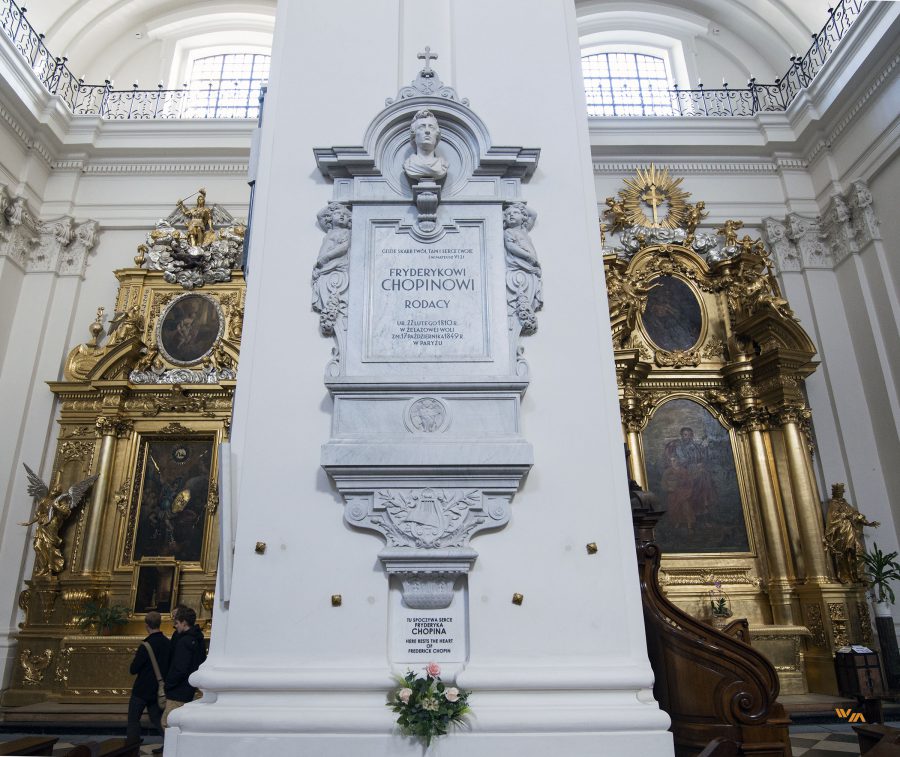 Coração de Chopin na Igreja da Santa Cruz Varsóvia - KUSC