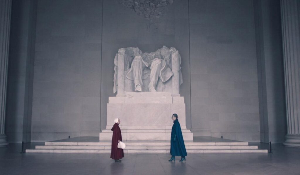 Lincoln Memorial Washington DC - Handmaids Tale - Engadget