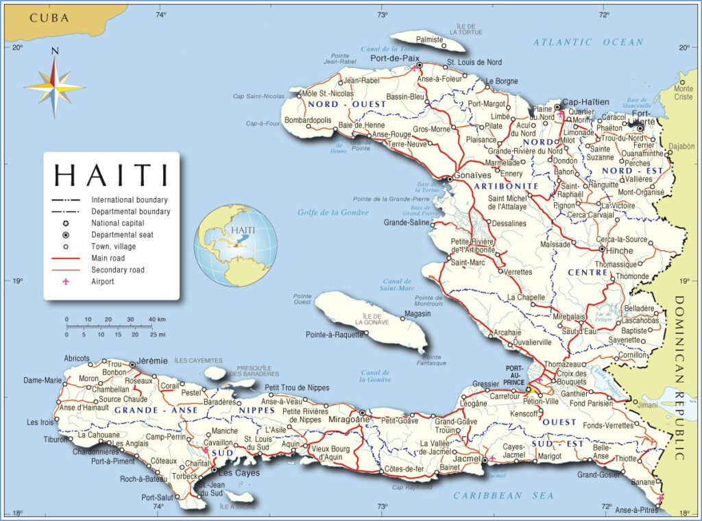 Mapa de Porto Príncipe Haiti - OrangeSmile.com