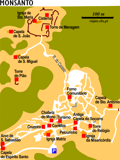 Mapa das atrações de Monsanto - Skyscrapercity