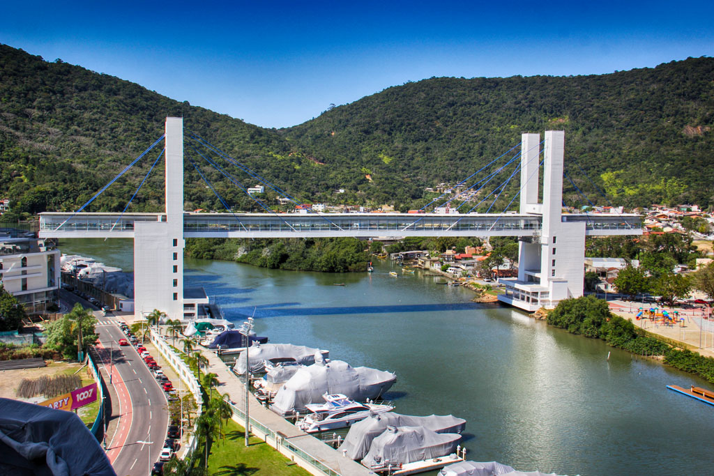 Passarela Estaiada da Barra Balneário Camboriú - BC Notícias
