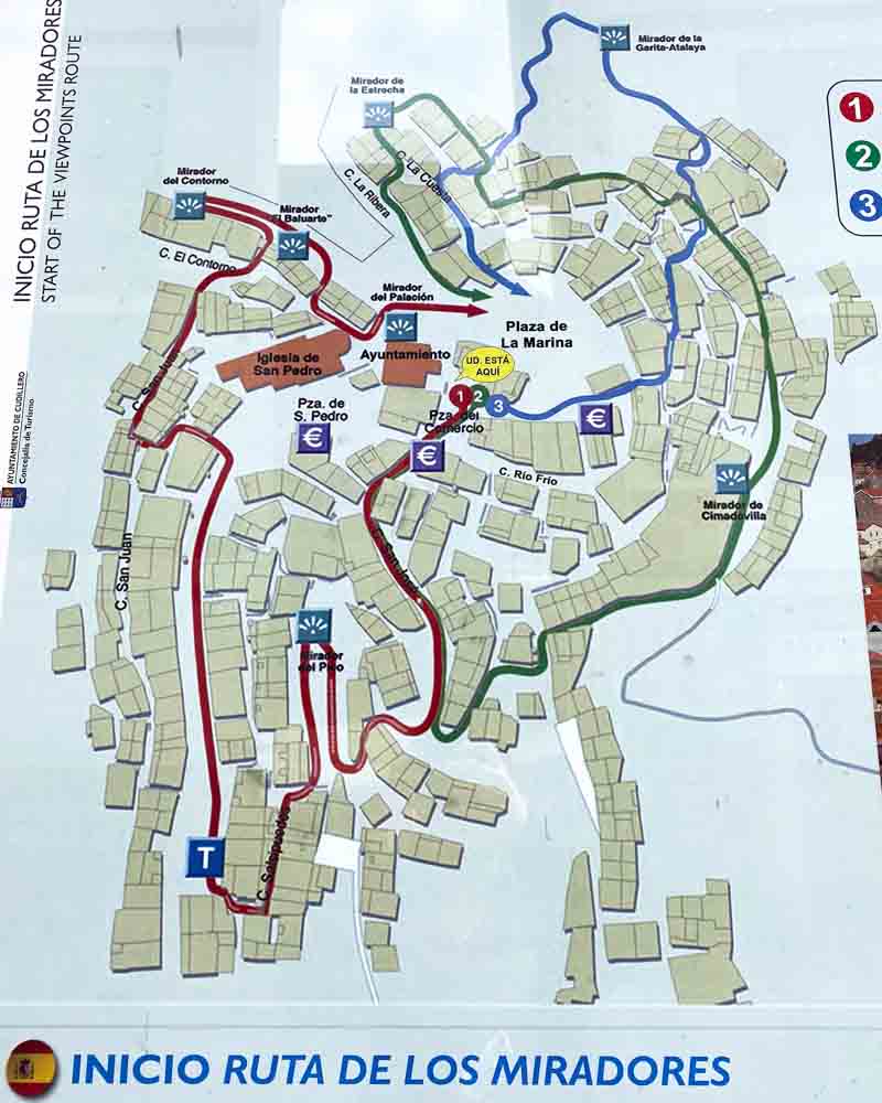 Mapa das atrações de Cudillero - This Remote Corner