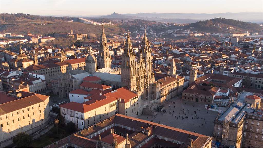 Praça do Obradoiro Santiago - Páxinas Galegas