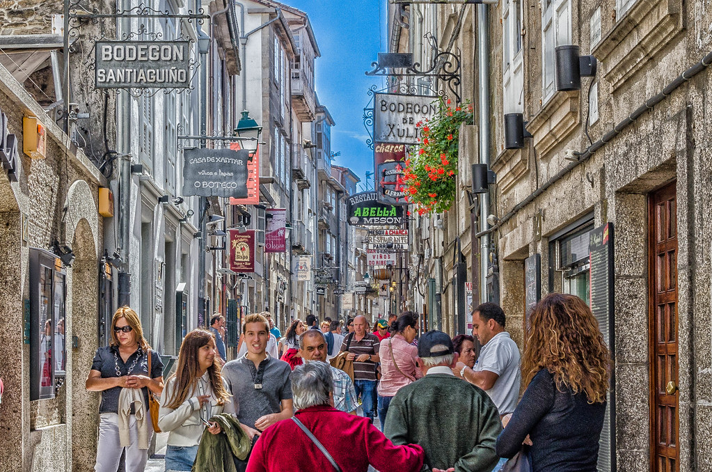Rua do Franco Santiago de Compostela - Flickr