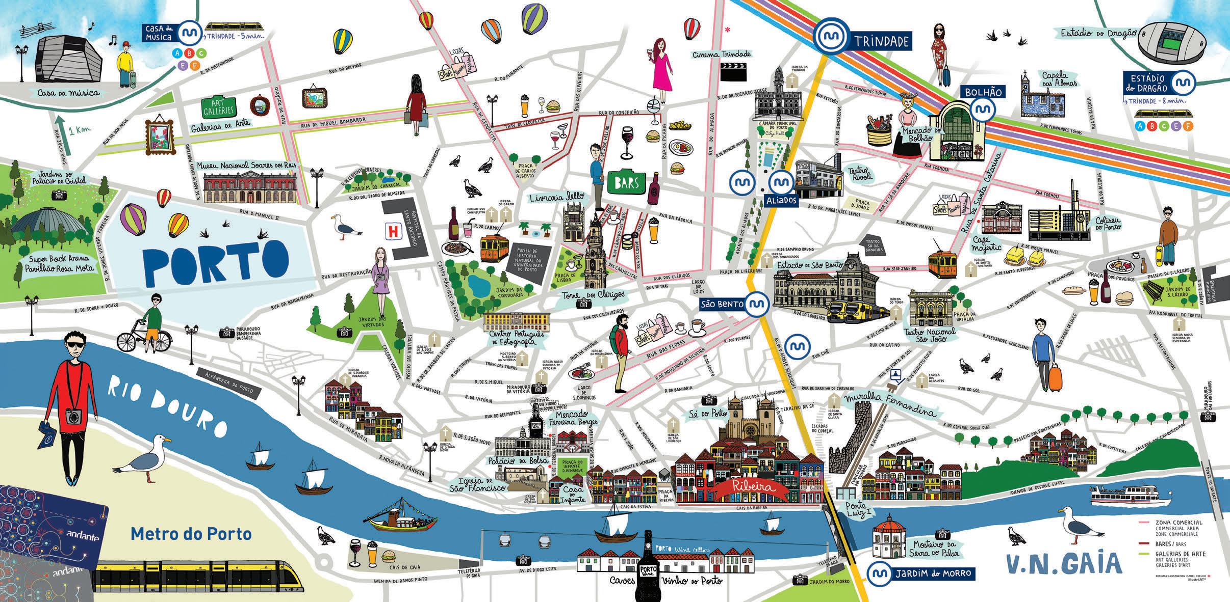Mapa das atrações do Porto - Issuu