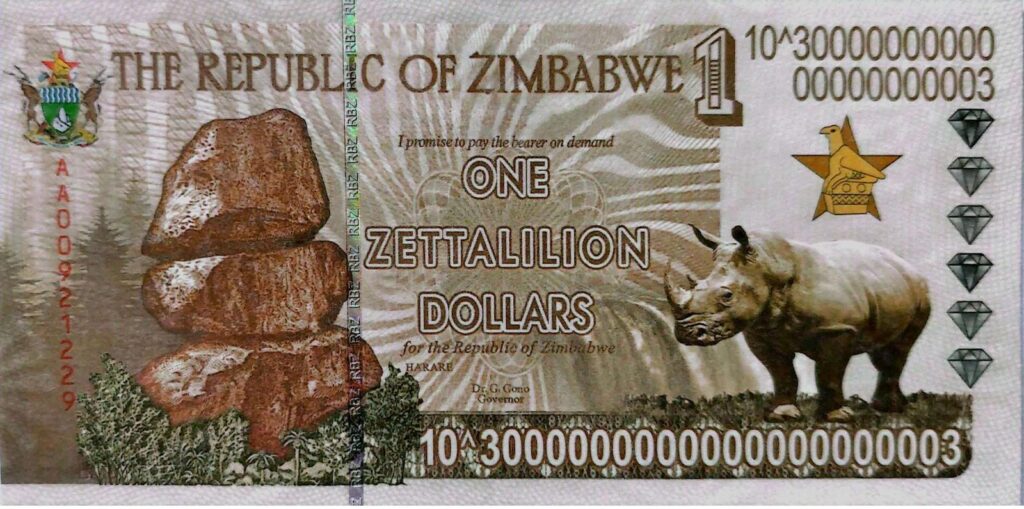Moeda do Zimbabue - Numista