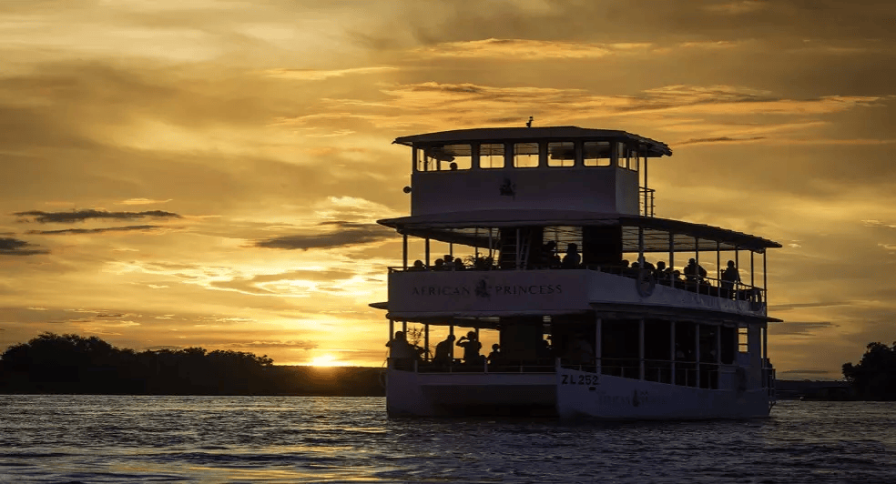 Passeio de barco pelo rio Zambeze Zambia - Anantara