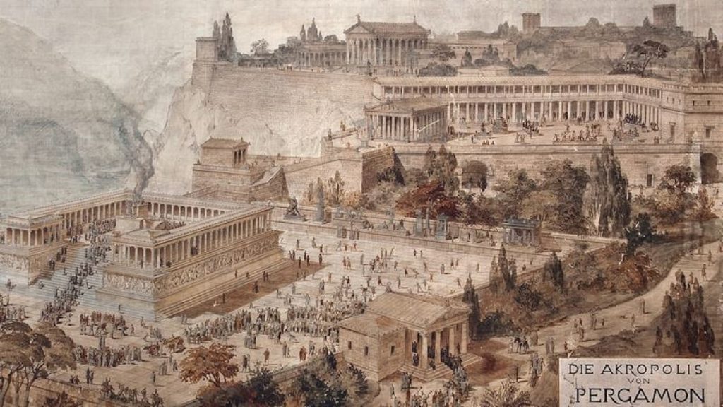 Antiga Biblioteca de Pergamo Bergama Turquia - Voyage Turkey