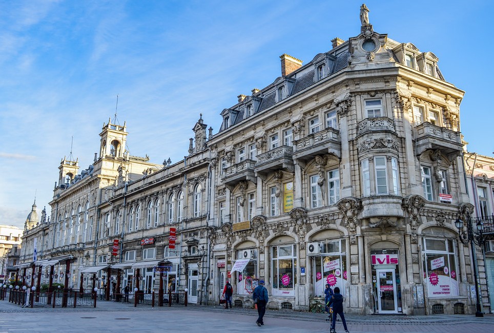 A arquitetúra clássica de Ruse na Bulgária - aloHotels.ro
