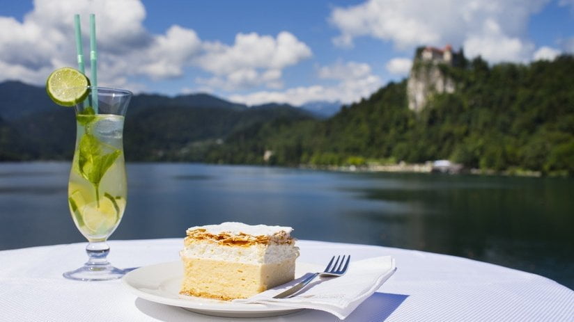 Sobremesa eslovena kremšnita Bled - The Slovenia