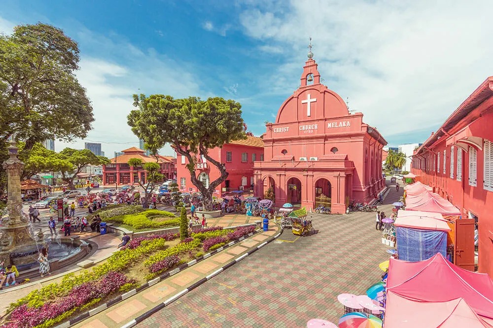 Dutch Square Melaka Malasia - Brogan Abroad