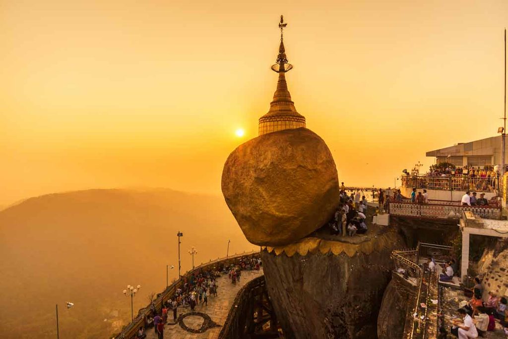Golden Rock Myanmar Kyaiktiyo Pagoda - Pandaw Cruises