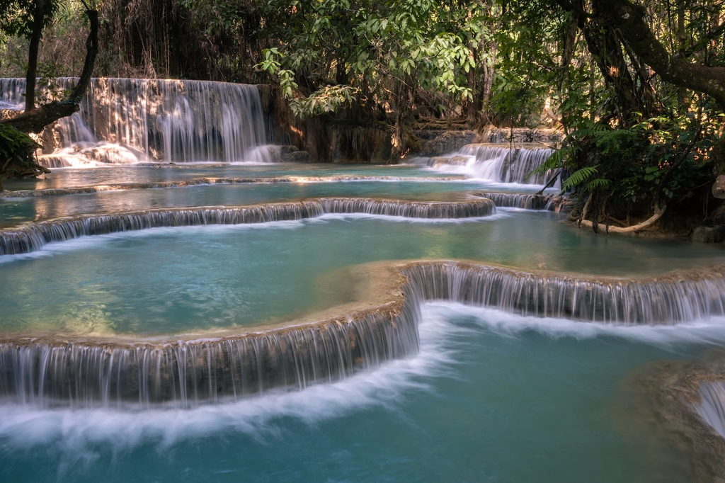 Kuang Si Falls Luang Prabang Laos - The Restless Bean