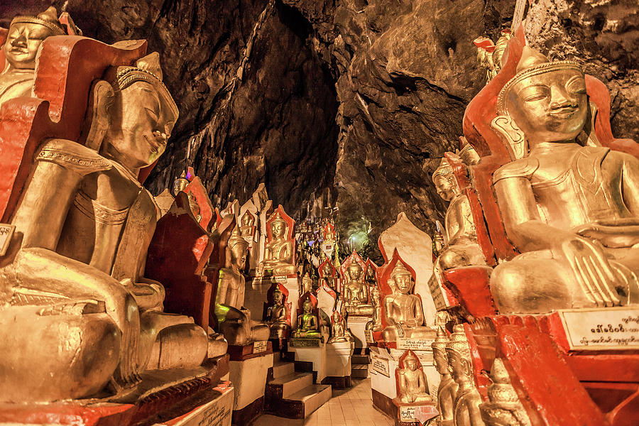 Pindaya Caves Myanmar - Fine Art America