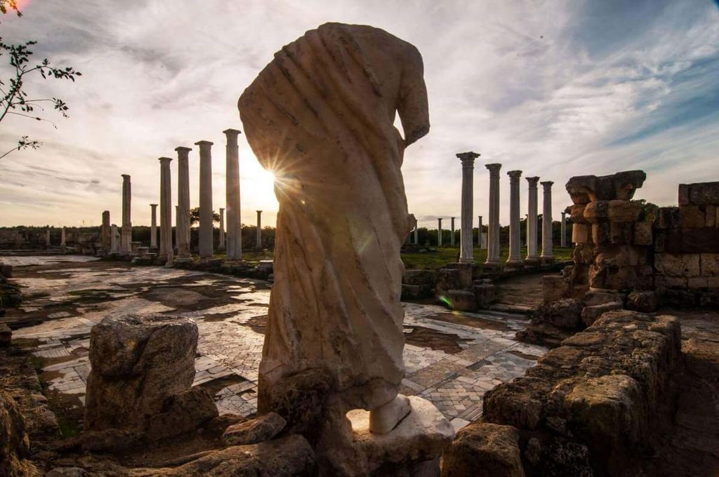 Ruínas de Salamis Famagusta Norte do Chipre - Cyprus Paradise