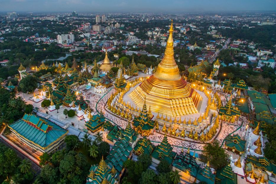 Shwedagon Pagoda Yangon Myanmar - Coconuts