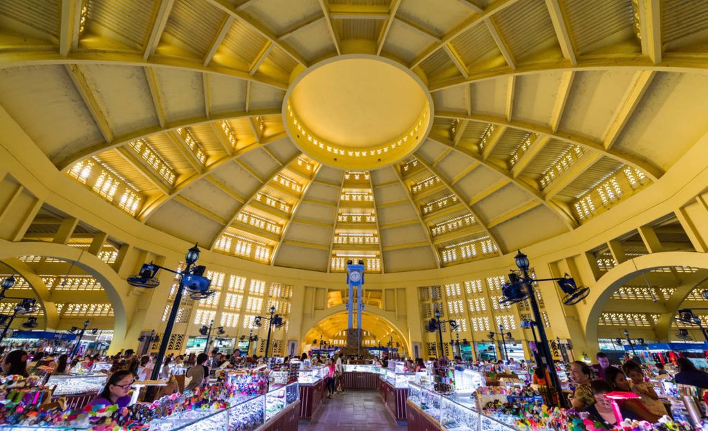 Psar Thmey Mercado Central Phnom Penh Camboja - Pacific Hotel Asia